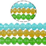 Klasse AA Kristallperlen, Kristall, Rondell, AA grade crystal & handgemachte facettiert, mehrere Farben vorhanden, Grade A, 10x12mm, 72PCs/Strang, verkauft von Strang