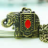 Watch Necklace, Zinc Alloy, Elephant Approx 31 Inch 