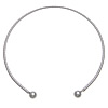 Mode Collier Choker, acier inoxydable, couleur originale, 4.2mm, 10mm Environ 15 pouce, Vendu par PC