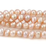 Potato Cultured Freshwater Pearl Beads, natural, pink, Grade AA, 4-4.5mm Approx 0.8mm .5 Inch 