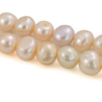 Baroque Cultured Freshwater Pearl Beads, natural, pink, Grade AA, 6-7mm Approx 0.8mm .5 Inch 