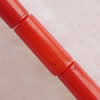 Perles en corail naturel, tube, rouge, grade AAA pouce, Environ  Vendu par kg