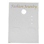 Earring Display Card, Plastic, Rectangle, Customized 