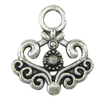 Zinc Alloy Jewelry Pendants, plated nickel, lead & cadmium free Approx 4mm 