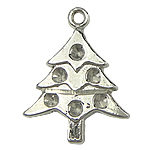 Zinc Alloy Pendant Rhinestone Setting, Tree nickel, lead & cadmium free Approx 1.5mm 