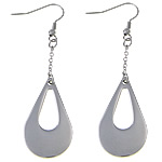 Stainless Steel Drop Earring, stainless steel earring hook, Teardrop, 67mm Approx 2.64 Inch 