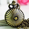 Watch Necklace, Zinc Alloy, with Glass, Round, antique bronze color plated, twist oval chain, 25mm Approx 31 Inch 