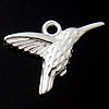 Pendentifs animaux en argent, argent sterling 925, oiseau, Placage, plus de couleurs à choisir Environ 2mm, Vendu par PC