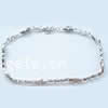 Bracelet Sterling Silver Chain, argent sterling 925, Placage, plus de couleurs à choisir .5 pouce, Vendu par brin