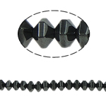 Perles hématite non-magnétique, hématite non magnétique, rondelle, noire, grade A Environ 2mm .5 pouce Vendu par brin