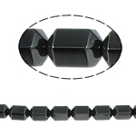 Perles hématite non-magnétique, hématite non magnétique, pilier, noire, grade A Environ 1.5mm .5 pouce Vendu par brin