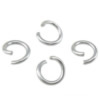 Stainless Steel Open Jump Ring, 316 Stainless Steel, Donut, original color Approx 