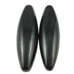 Magnetic Hematite Beads, Oval, black, Grade A 