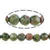 Unakit Perlen, Unakite, rund, facettierte, approx 4-4.5mm, Bohrung:ca. 0.5mm, Länge:ca. 15 ZollInch, ca. 86PCs/Strang, verkauft von Strang