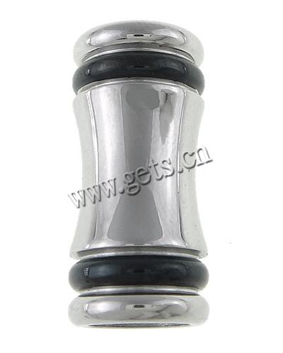 Cierre magnético redondo de acero inoxidable, acero inoxidable 316, Bambú, chapado, Modificado para requisitos particulares, más colores para la opción, 8x20mm, agujero:aproximado 3mm, Vendido por UD