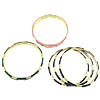 ensembles de multi bracelet en alliage zinc , alliage de zinc, Placage de couleur d'or, émail, plus de couleurs à choisir, protéger l'environnement, sans nickel, plomb et cadmium Environ 66mm Environ 8 pouce é, Vendu par fixé