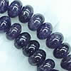 Abalorio De Amatista Natural , Toroidal, Birthstone de febrero, 6x9mm, longitud:16 Inch, 68PCs/Sarta, Vendido por Sarta