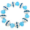 
Bracelets enfants, cristal, avec laiton, élastique, pour les enfants, 10mm Environ 5 pouce, Vendu par brin