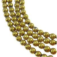 Magnetic Hematite Beads, Round Grade A, 4mm Inch 