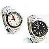 Men Wrist Watch, Zinc Alloy, with Glass, platinum color plated, for man 43mm, 21mm Approx 9.2 Inch 