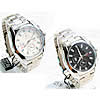 Men Wrist Watch, Zinc Alloy, with Glass, platinum color plated, for man 44mm, 21mm Approx 9 Inch 