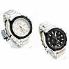 Men Wrist Watch, Zinc Alloy, with Glass, platinum color plated, for man 42mm, 21mm Approx 9 Inch 