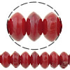 Perles en corail naturel, rondelle, rouge Environ 0.8mm Environ 16 pouce, Environ Vendu par brin