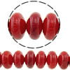 Perles en corail naturel, rondelle, rouge Environ 1.5mm Environ 12 pouce, Environ Vendu par brin