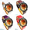 Women Wrist Watch, Zinc Alloy, with PU Leather & Glass, plated, cartoon pattern 29mm, 20mm Approx 9 Inch 