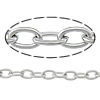 Stainless Steel Oval Chain, original color Approx 