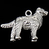 Pendentifs animaux en argent, argent sterling 925, chien, Placage, plus de couleurs à choisir Vendu par PC