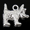 Pendentifs animaux en argent, argent sterling 925, chien, Placage, plus de couleurs à choisir Environ 1.8mm, Vendu par PC