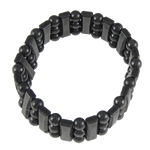 Hematite Pulsera, diferentes estilos para la opción, 18mm, longitud:7 Inch, Vendido por Sarta