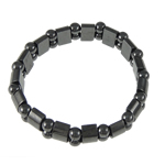 Hematite Pulsera, diferentes estilos para la opción, 13x7mm, longitud:7.5 Inch, Vendido por Sarta