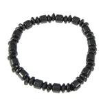 Hematite Pulsera, diferentes estilos para la opción, 6x6mm, longitud:7.5 Inch, Vendido por Sarta