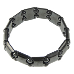 Hematite Pulsera, diferentes estilos para la opción, 18x13mm, longitud:7.5 Inch, Vendido por Sarta