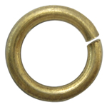 Messing öffnen Sprung Ring, Kreisring, plattiert, keine, 8*1.2, Bohrung:ca. 6mm, verkauft von kg