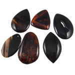 Pendentifs agates noires, Agate, 27-73mm Environ 2.5-3mm, Vendu par PC