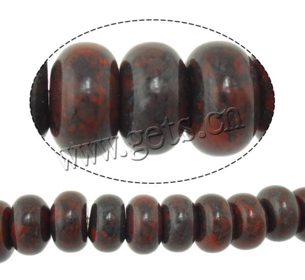 Brecciated Jasper Beads, Jasper Brecciated, Rondelle, more sizes for choice, Hole:Approx 1.5mm, Length:Approx 16 Inch, Sold By Strand