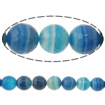 Natural Lace Agate Beads, Round, Customized & faceted, blue Approx 1-1.5mm Approx 15 Inch 