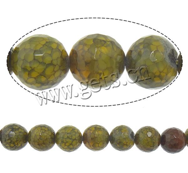 Natural Dragon Veins Agate Beads, Round, more sizes for choice & faceted, Hole:Approx 1.8mm, Length:Approx 15 Inch, Sold By Strand