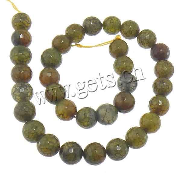 Natural Dragon Veins Agate Beads, Round, more sizes for choice & faceted, Hole:Approx 1.8mm, Length:Approx 15 Inch, Sold By Strand