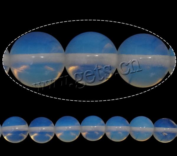Море Опал Ювелирные изделия Бисер, Морской опал, Круглая, синтетический, больше размеров для выбора, отверстие:Приблизительно 1.5mm, длина:Приблизительно 14.5 дюймовый, продается Strand