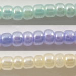 Granos de la semilla redonda japonés, Vidrio, Esférico, Ceilán, más colores para la opción, Grado AAA, 2x3mm, agujero:aproximado 1mm, aproximado 13000PCs/Bolsa, Vendido por Bolsa