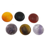 Edelstein Cabochons, flache Rückseite & gemischt, 22.2x22.2x7mm, verkauft von PC