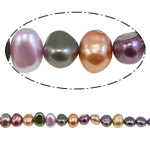 Baroque Cultured Freshwater Pearl Beads, natural, multi-colored, Grade A, 7-8mm Approx 0.8mm Approx 15 Inch 