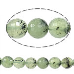 Pierre raisin naturelle, Prehnite nature, Rond, facettes Environ 1.5mm pouce, Vendu par brin