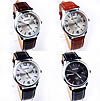 Men Wrist Watch, Zinc Alloy, with PU Leather & Glass, platinum color plated, for man 40mm, 20mm Approx 9.4 Inch 