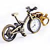 Keychain Watch, Zinc Alloy, with Glass, Bike, plated 