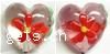 Handmade Lampwork Beads,Heart 